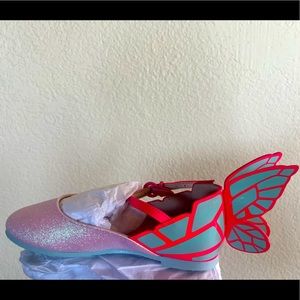 Sophia Webster Mini Girls Pink 'Chiari Mini' Butterfly Shoe(29M EU, 11.5 US)